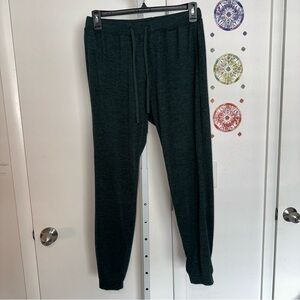 Abercrombie & Fitch Green Soft Air Knit Joggers - Size M